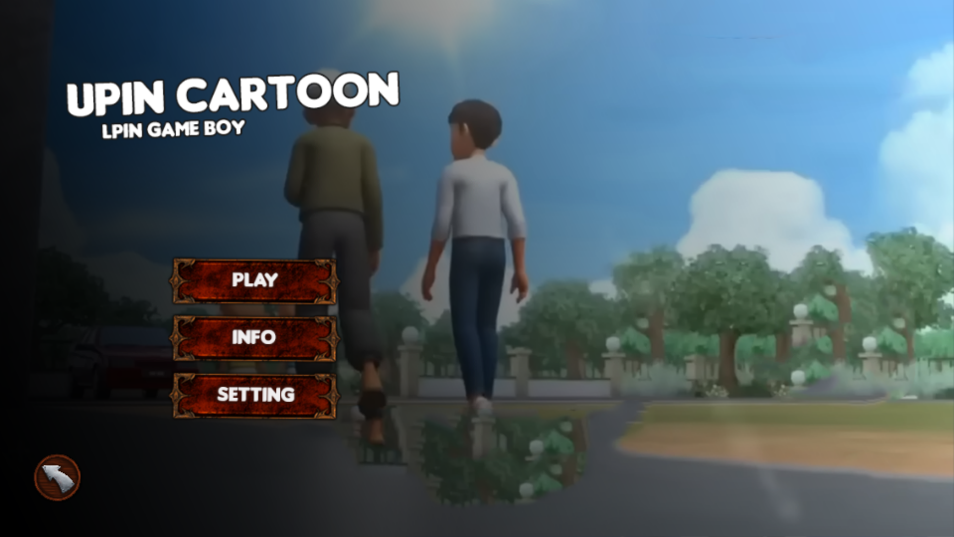 Screenshot of Upin Ipin Game Action Family