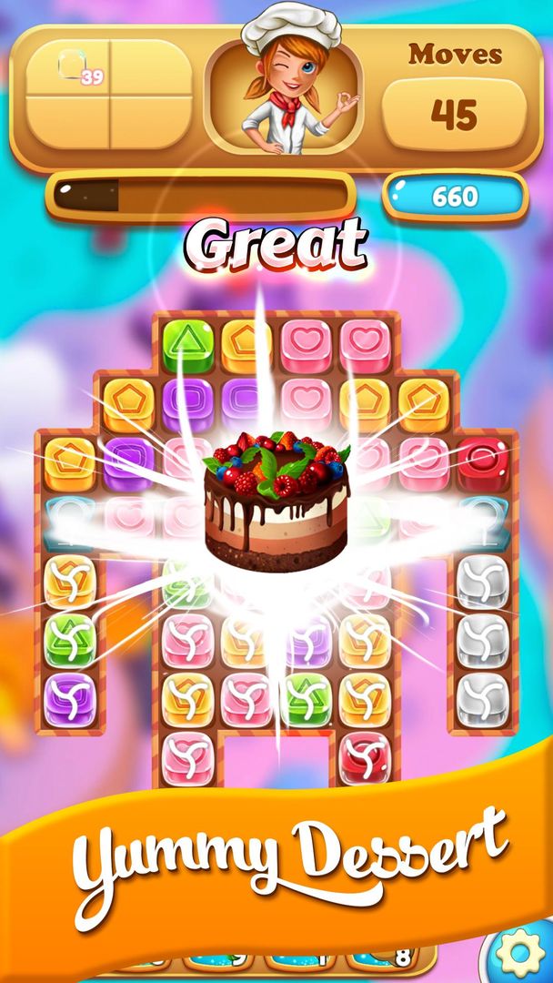 Toy Pastry Blast: Cube Pop Puz screenshot game