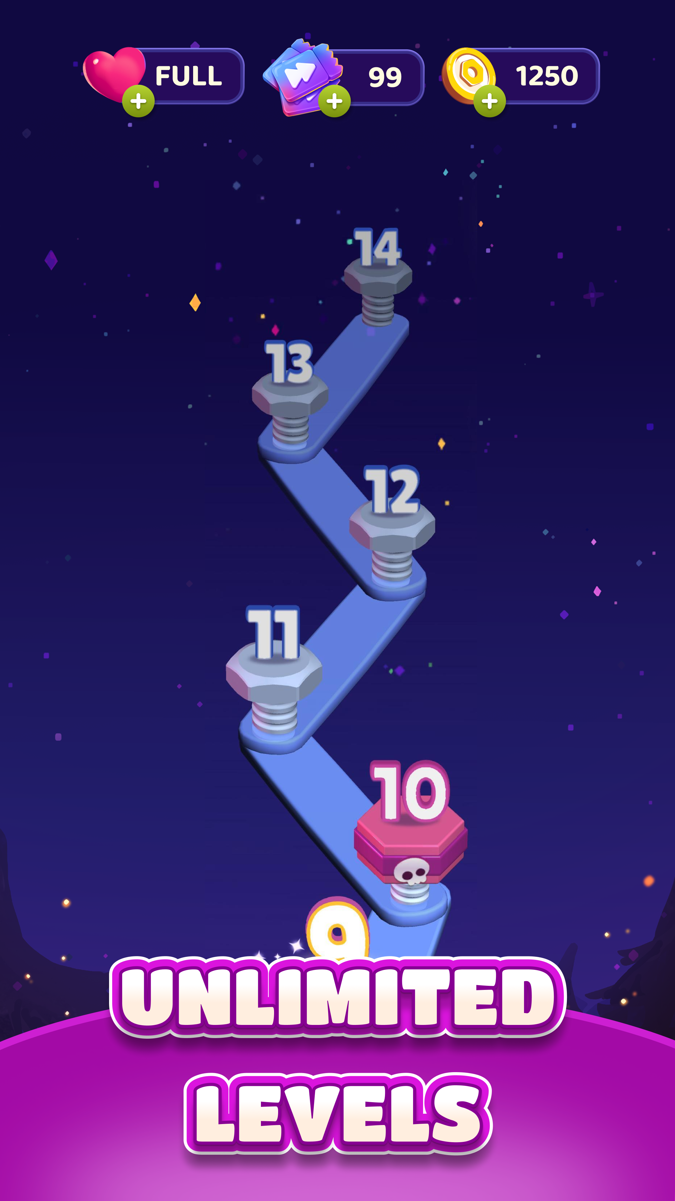 Nut Sort Blast: Color Puzzle Game Screenshot