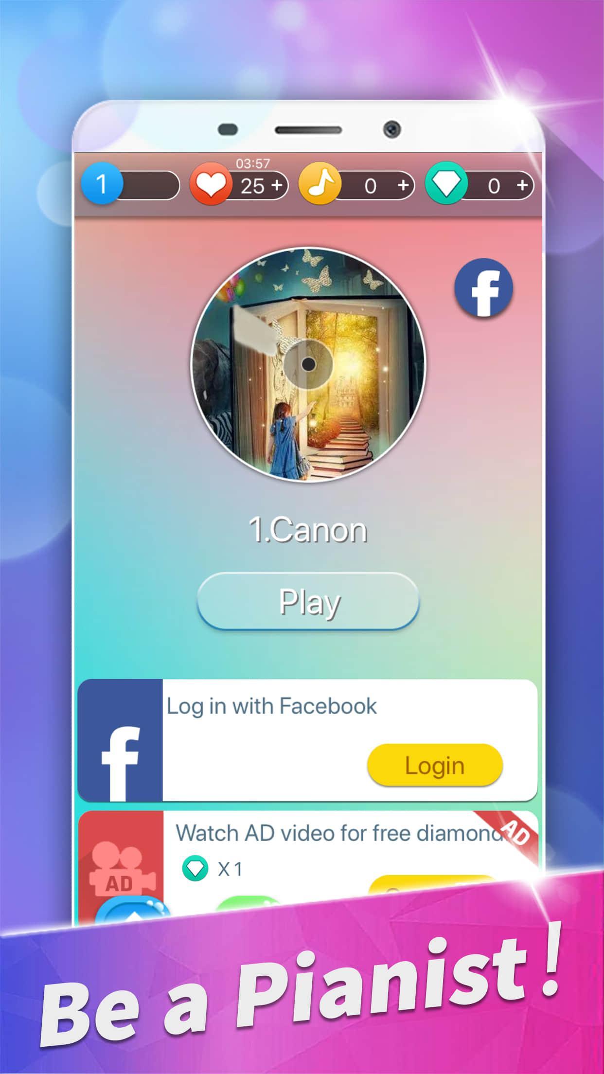 Magic Music Tiles - Piano Dream Game Screenshot