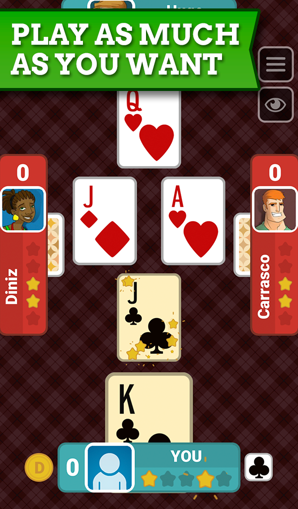 Euchre Jogatina Cards Online Game Screenshot