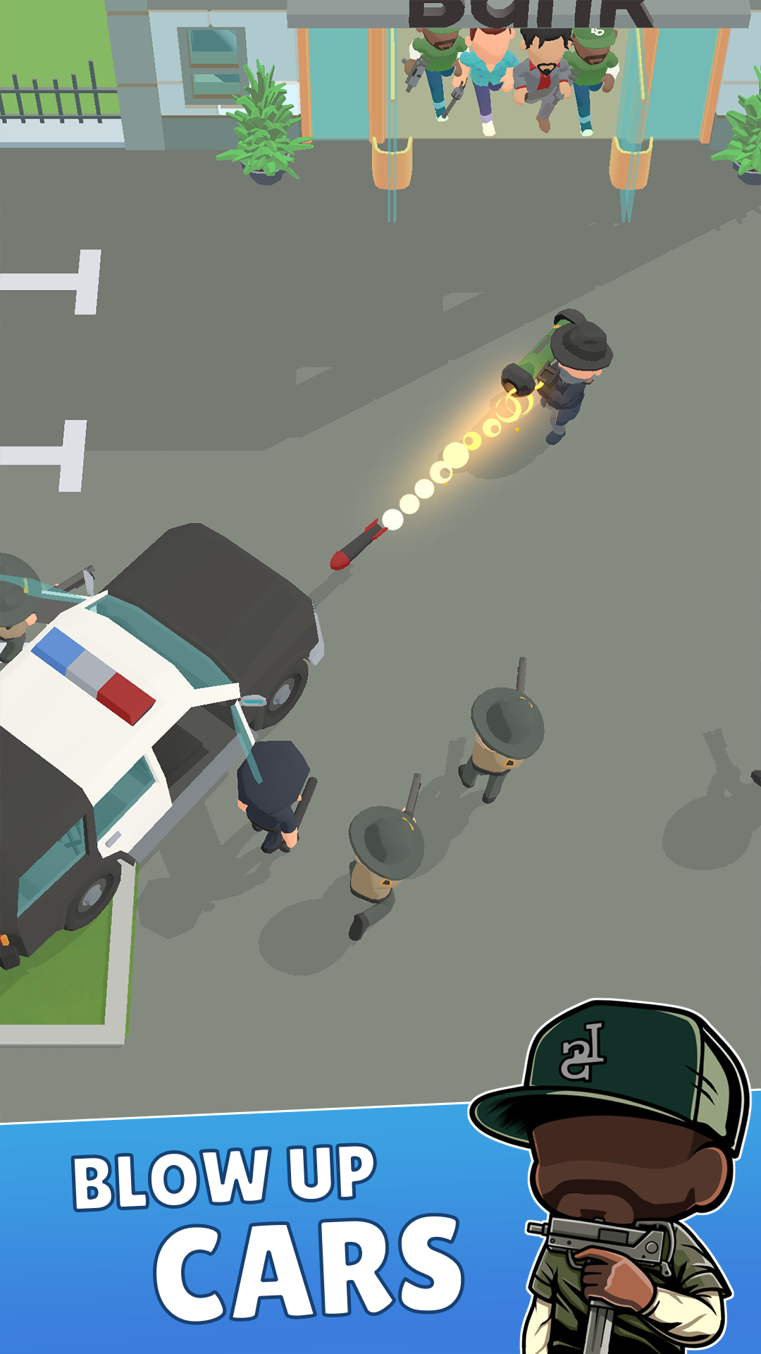 Merge Gangster Heist vs Police Game Screenshot