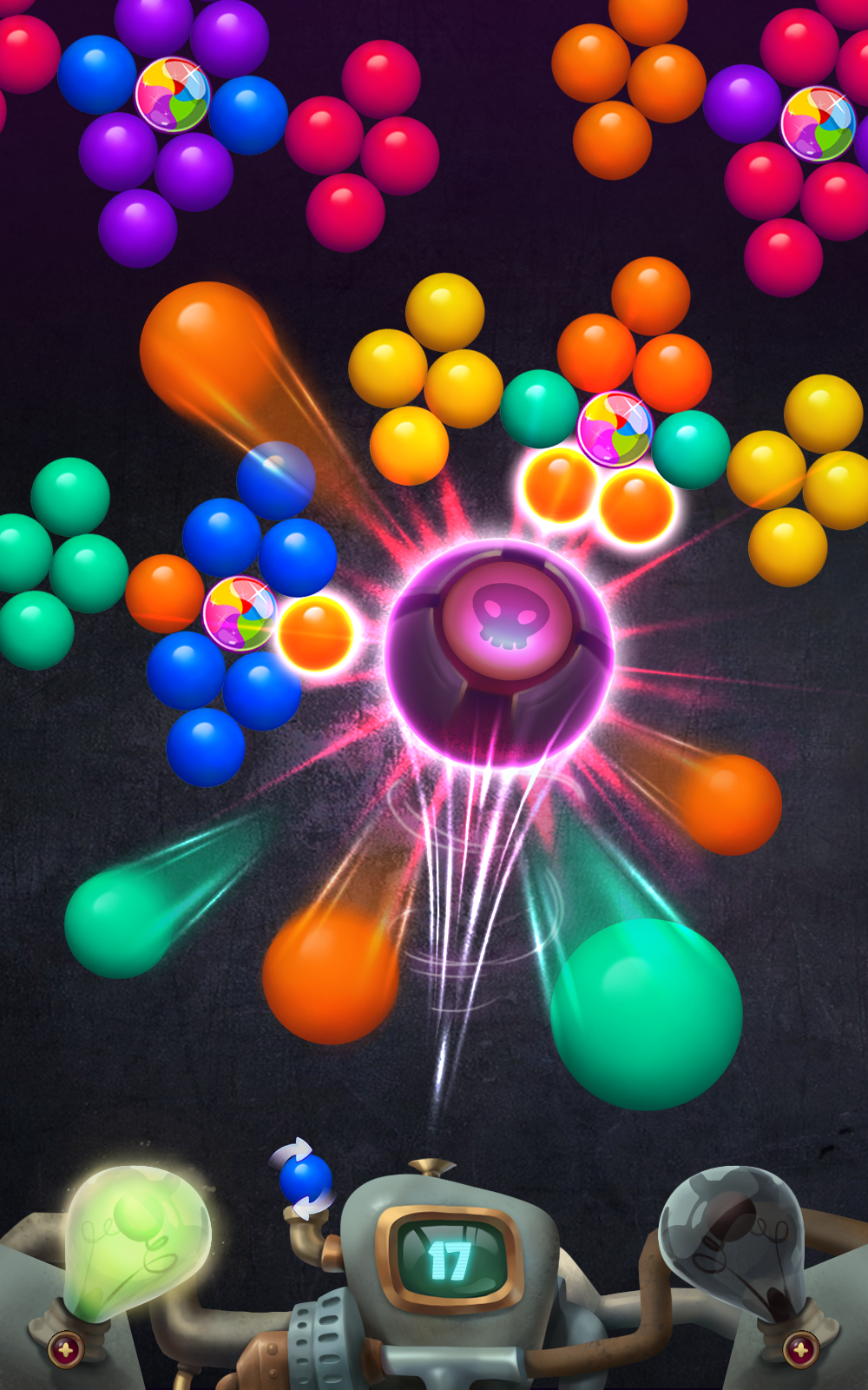 Blade Bubbles Game Screenshot