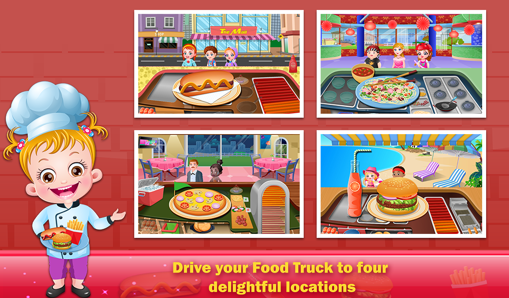 Baby Hazel Food Truck Game Screenshot