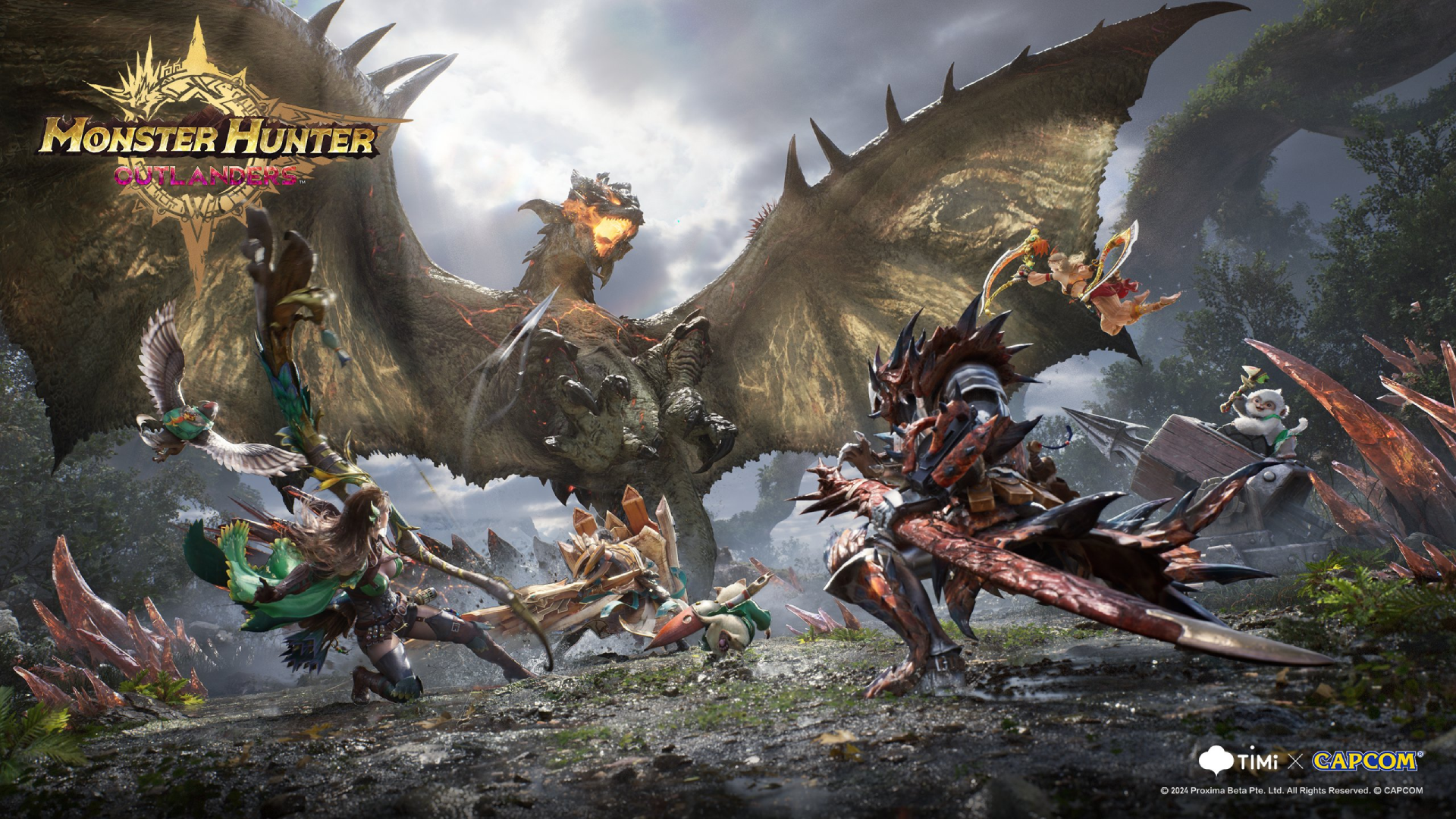 Banner of Monster Hunter Outlanders 