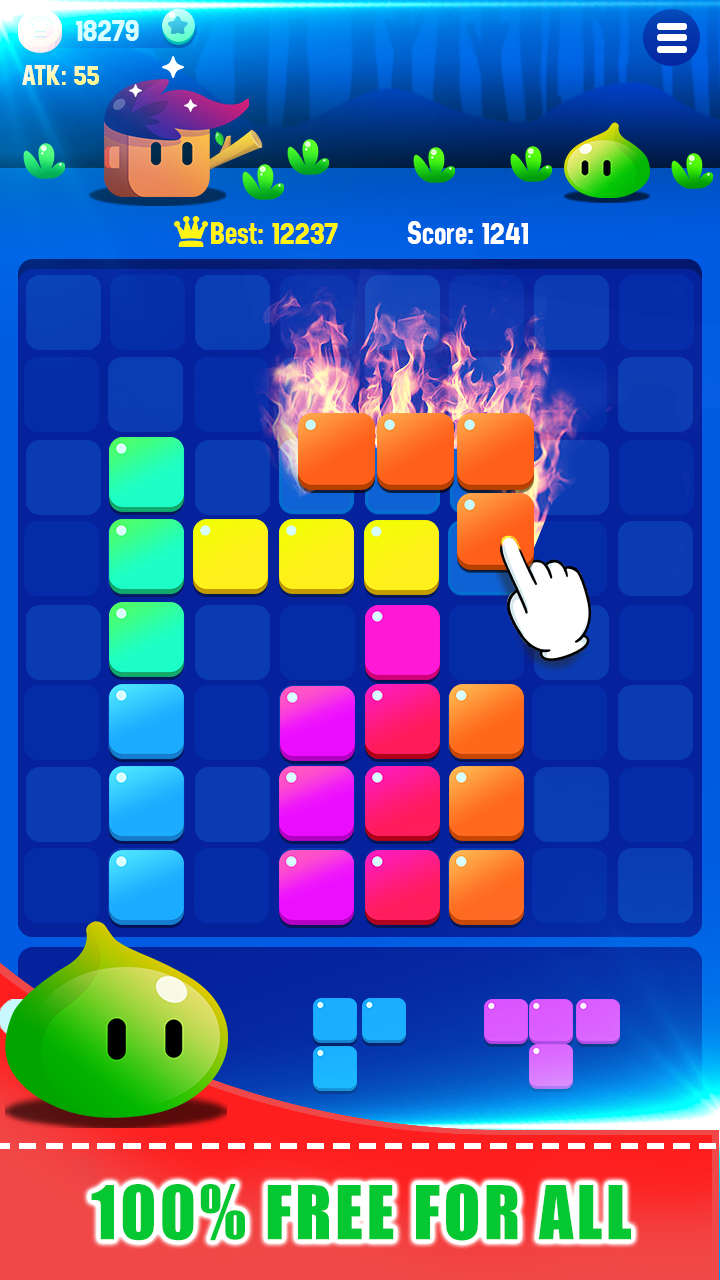 Block Puzzle Online - Puzzle game ภาพหน้าจอเกม