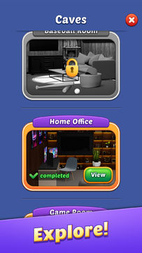Dream Mancave - Match 3 Games Game Screenshot