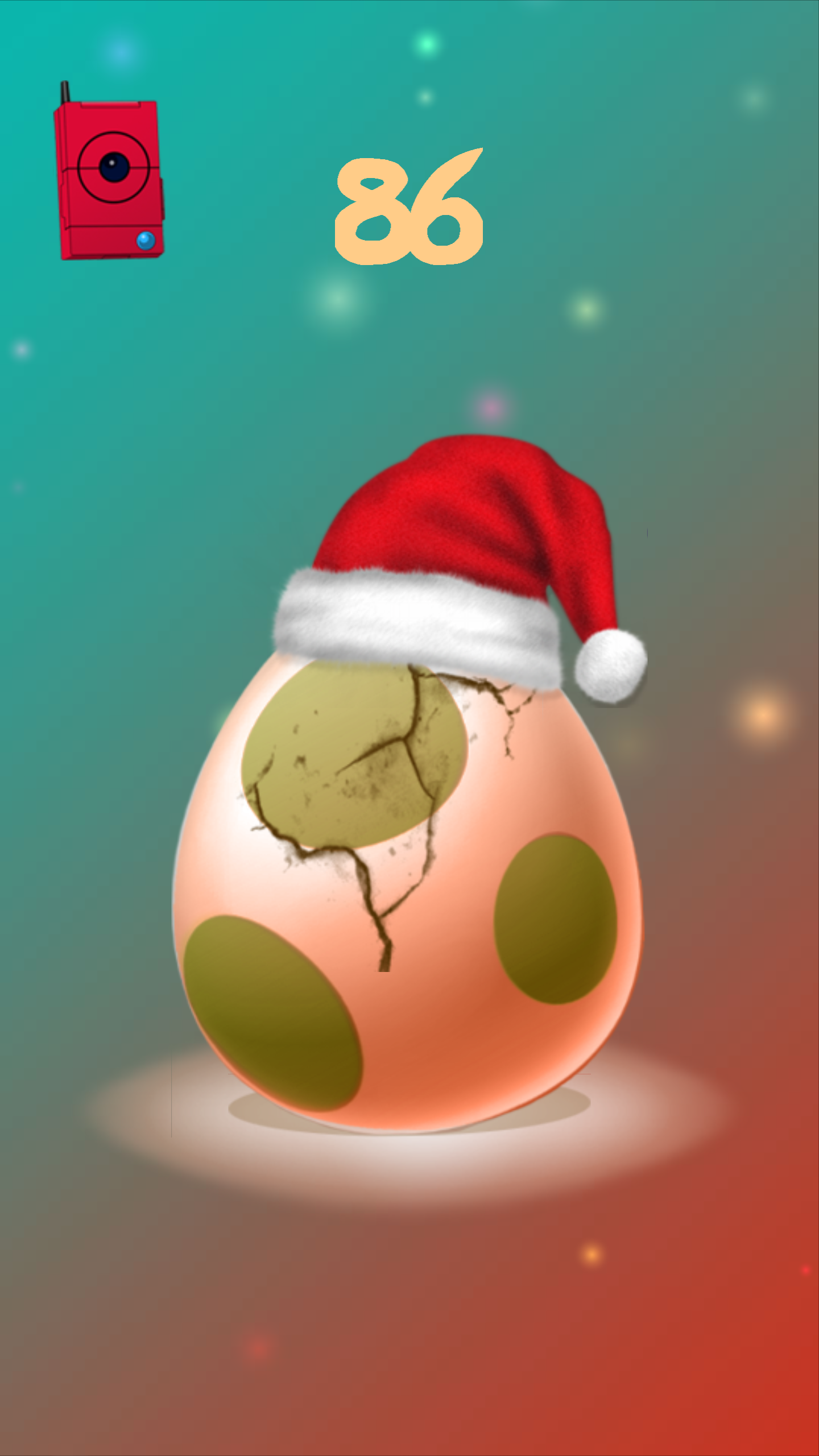 Captura de Tela do Jogo Let's poke the egg : Christmas
