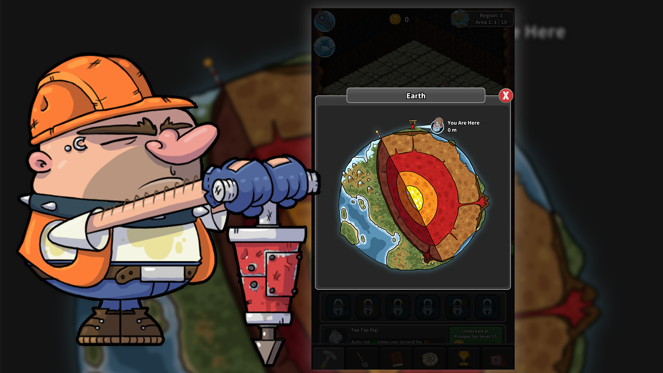 Tap Tap Dig - Idle Clicker Game 遊戲截圖