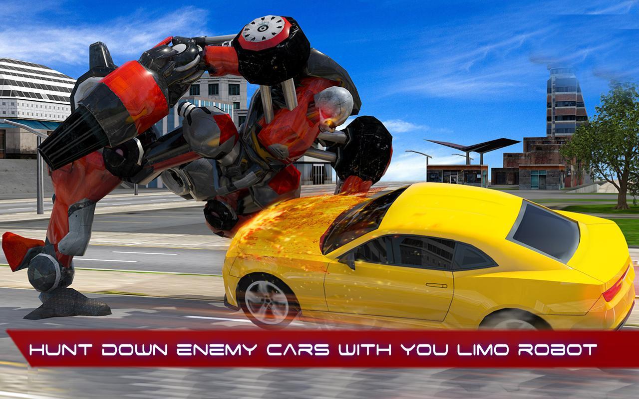 Limo Transformer Robot Game Screenshot