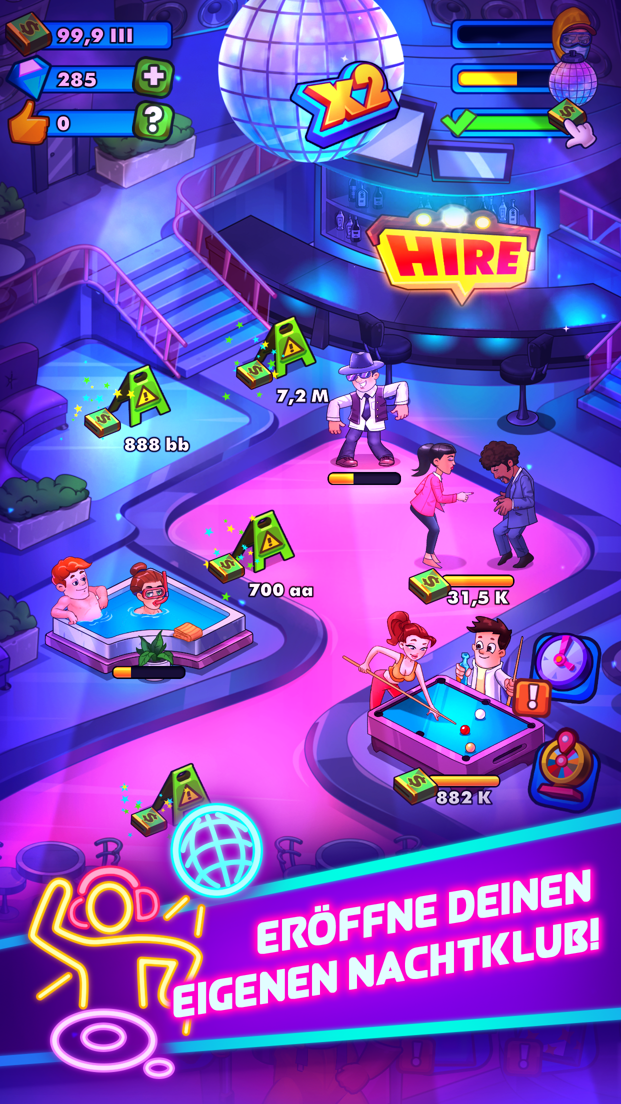 Screenshot 1 of Party Clicker — Idle Clicker 1.7.46