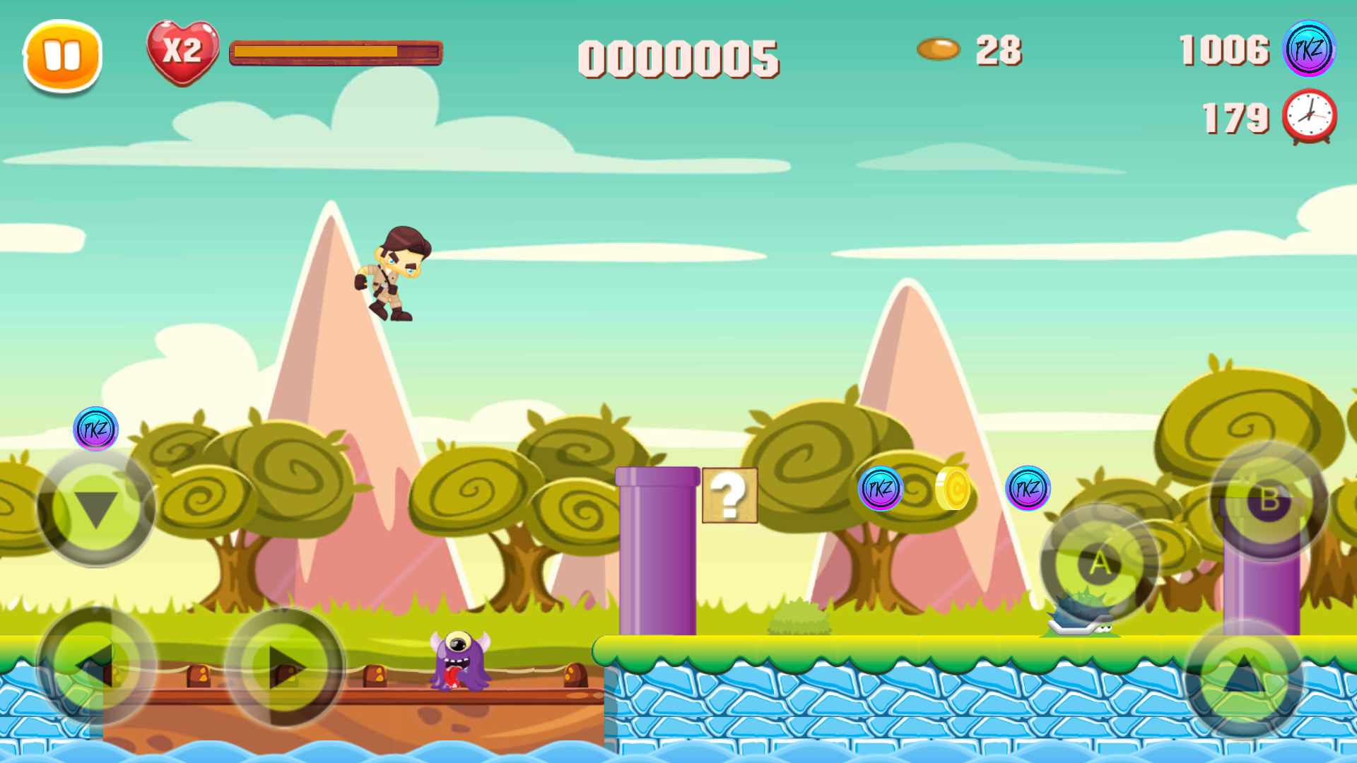 Screenshot of Ape Hero's Quest