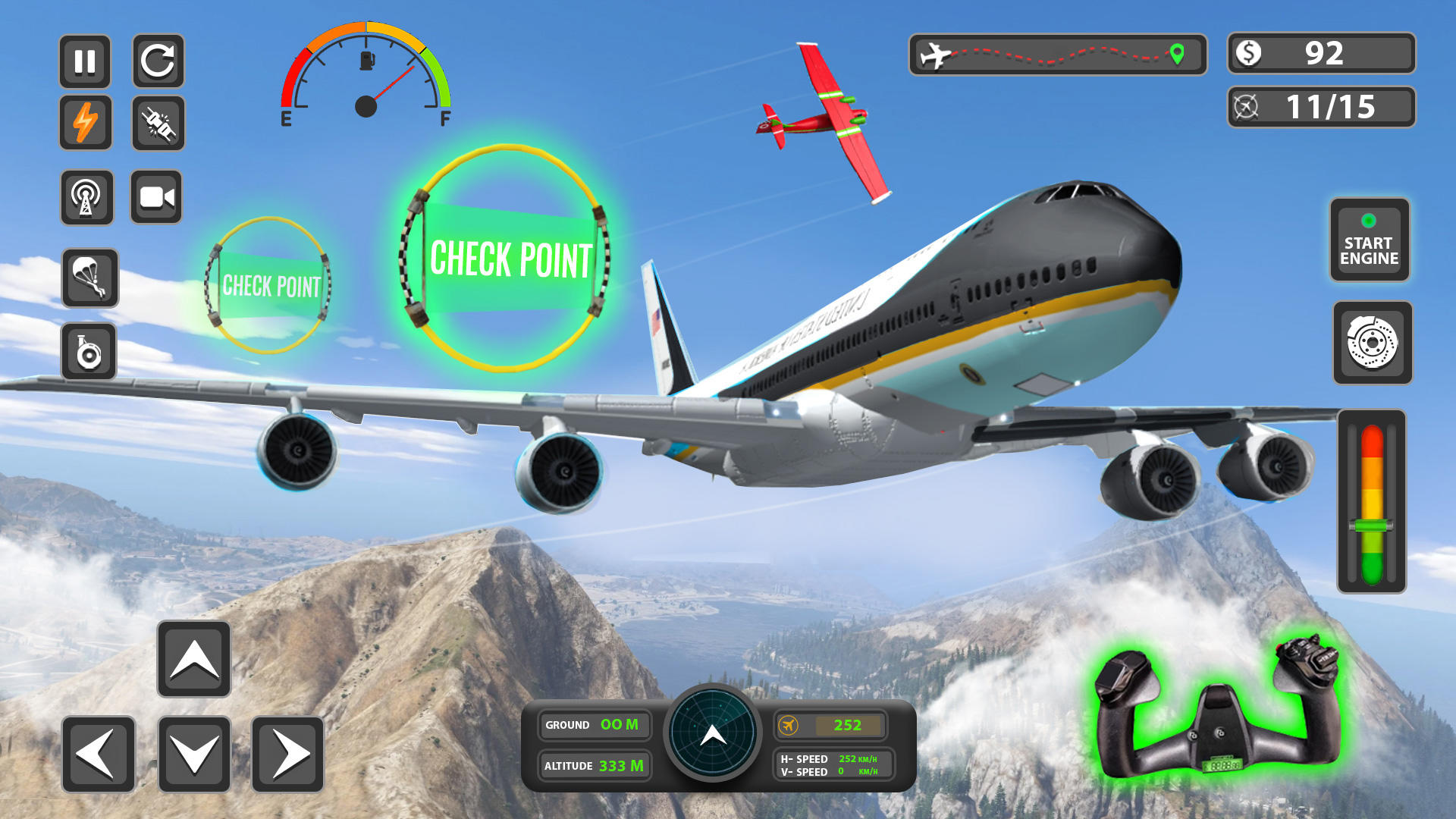 Take off Airplane Pilot Race Flight Simulator::Appstore for  Android