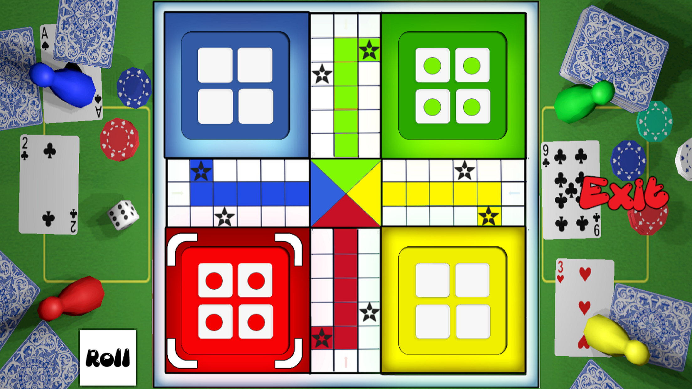 Screenshot of Ludo Emulilo 3D