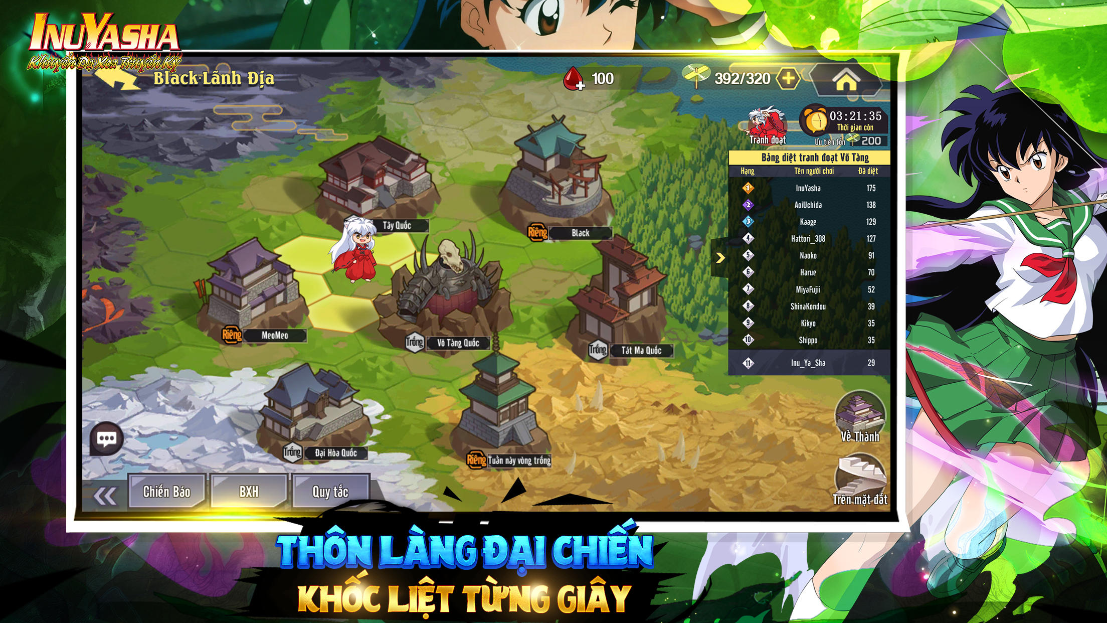 Khuyển Dạ Xoa Truyền Kỳ - IP InuYasha Game Screenshot