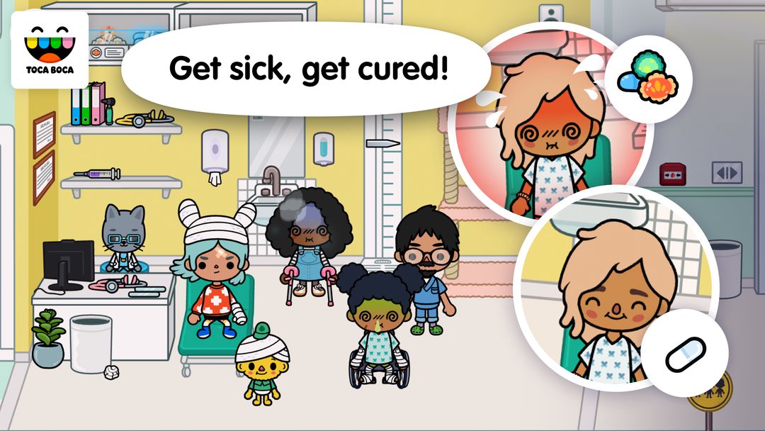 Toca Life: Hospital ภาพหน้าจอเกม