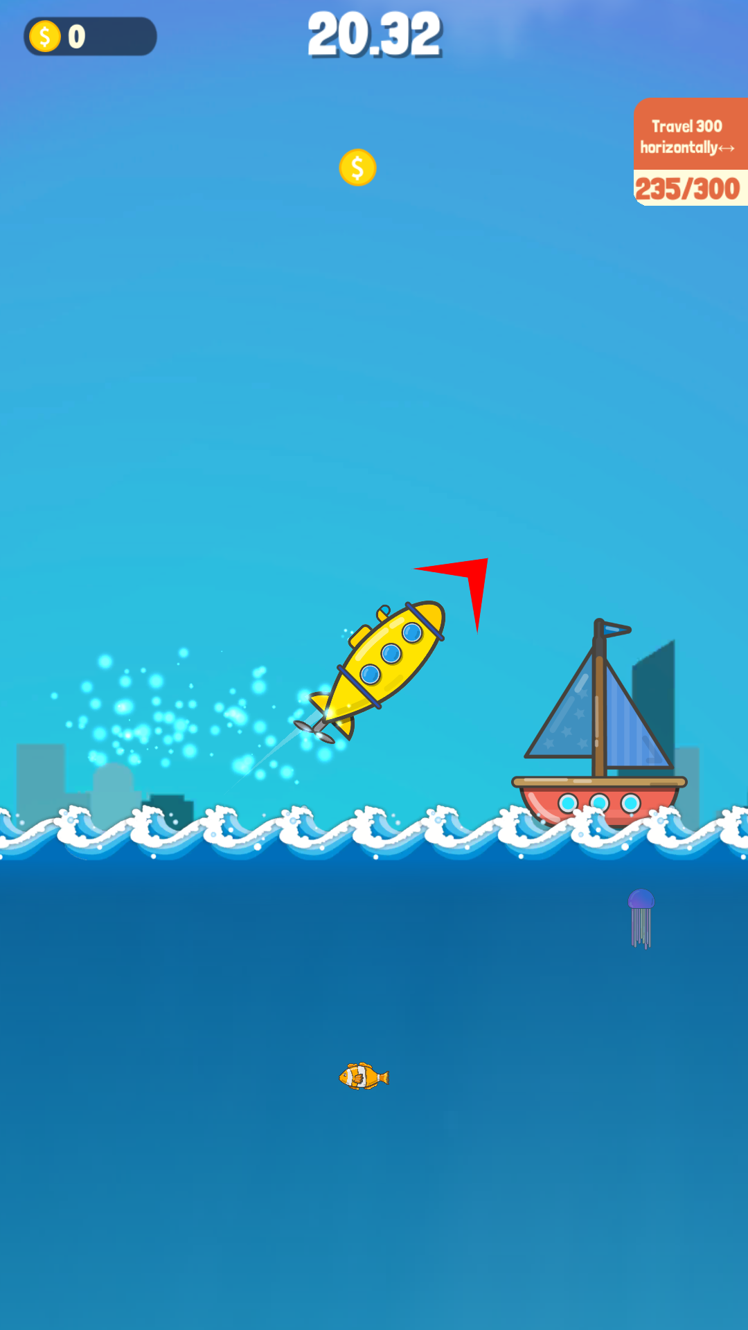 Screenshot 1 of เรือดำน้ำกระโดด! 1.20.0