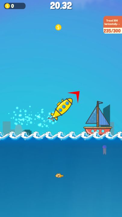 Screenshot 1 of Submarine Jump! 1.20.0