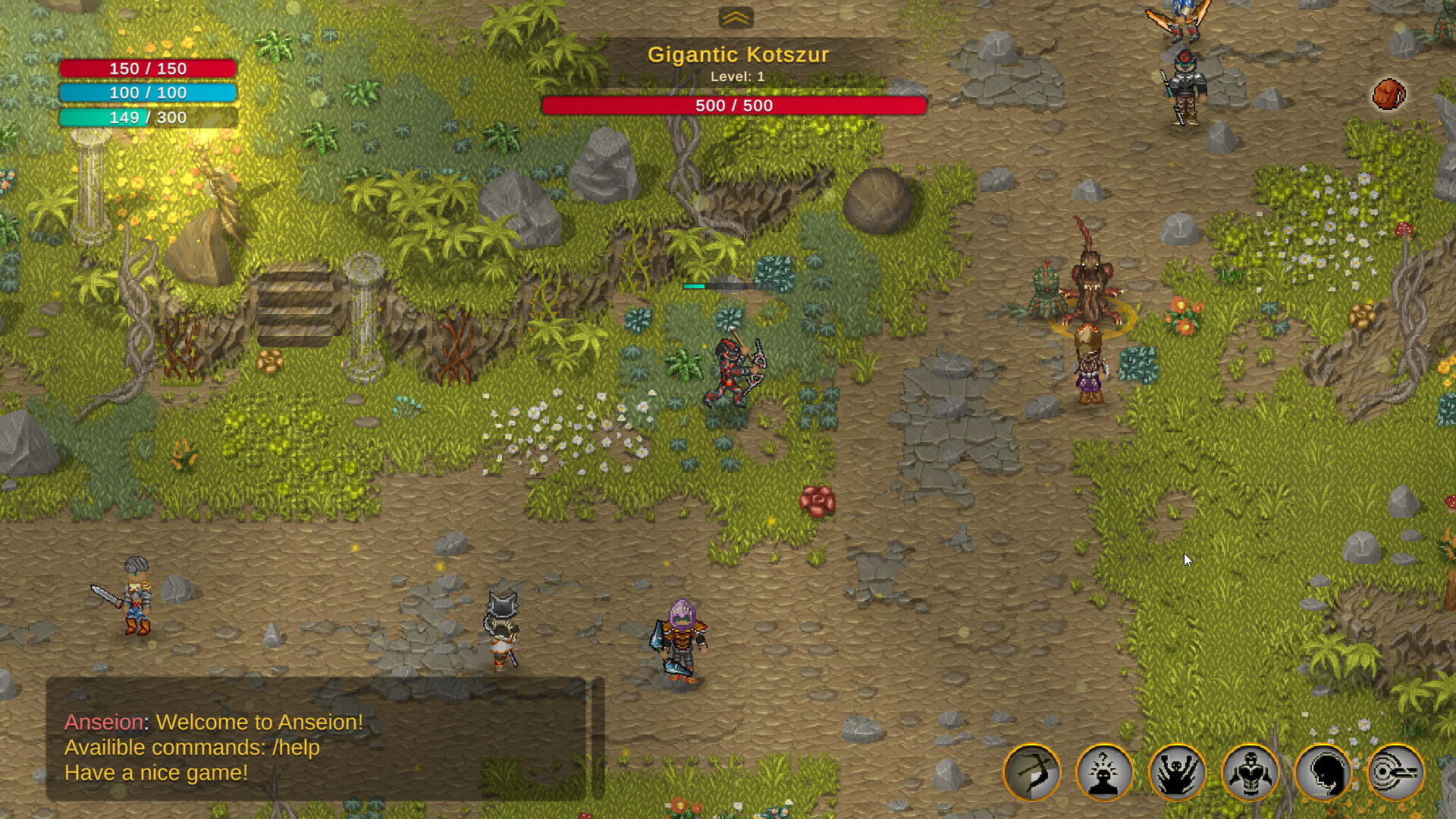 Screenshot of Anseion - Fantasy MMORPG