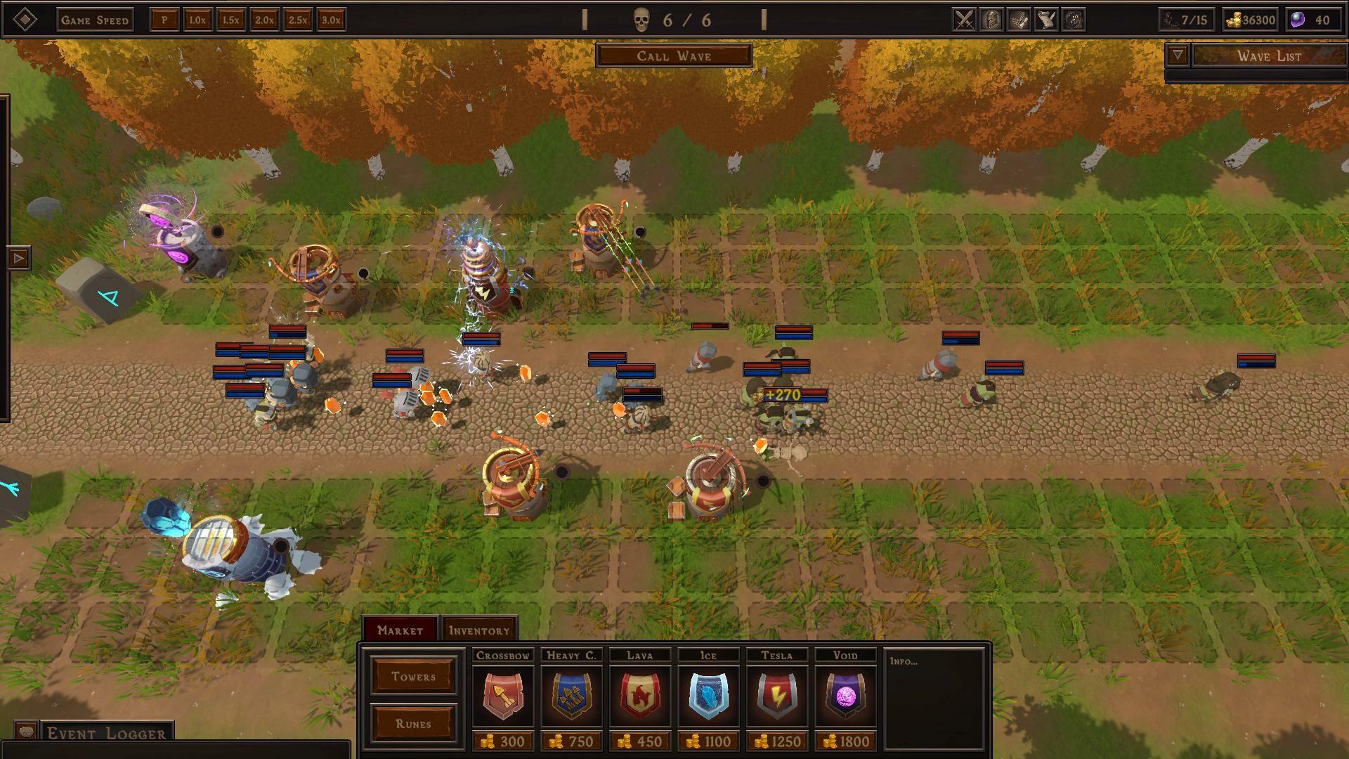 The Cursed Village TD screenshot game
