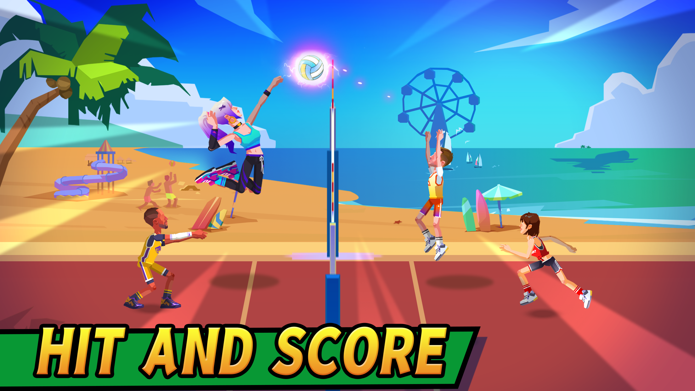Screenshot of Volleyball Duel