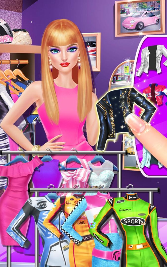 Screenshot of Fashion Car Salon - Girls Game