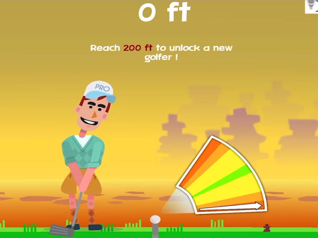 高爾夫軌道： 一击 高爾夫球 遊戲遊戲截圖