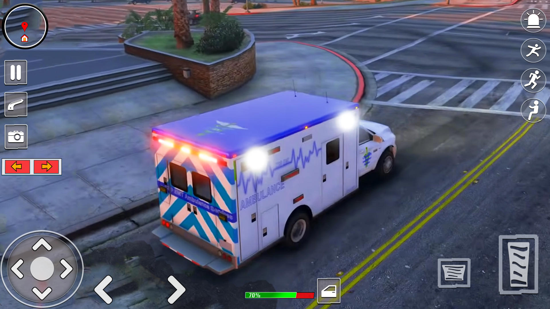 Ambulance Driver Simulator Game Screenshot