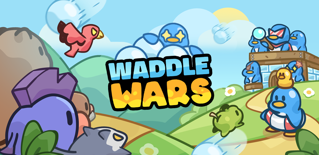 Screenshot dari video Waddle Wars: Roguelike Defense