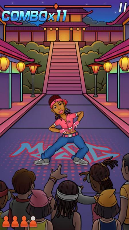 Captura de Tela do Jogo Dança Hip Hop