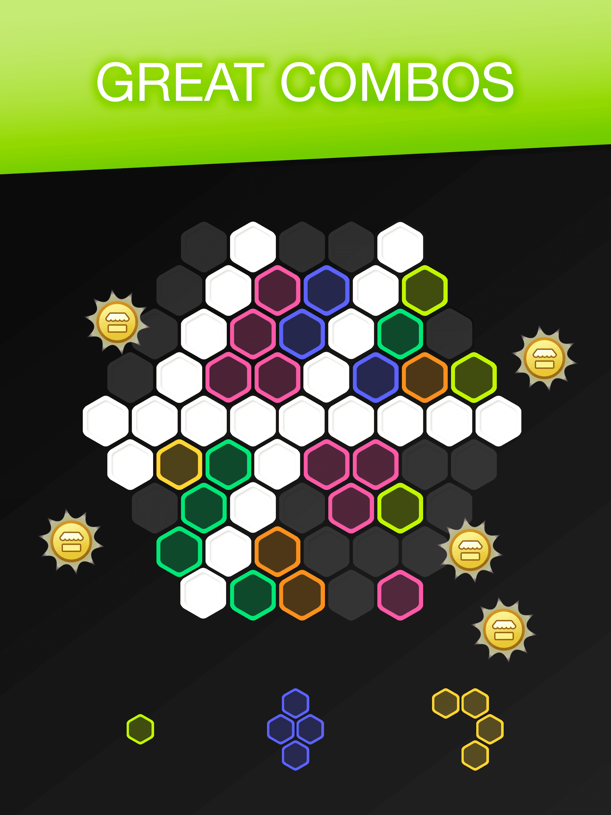 Screenshot of Hex FRVR - Hexa Puzzle Board