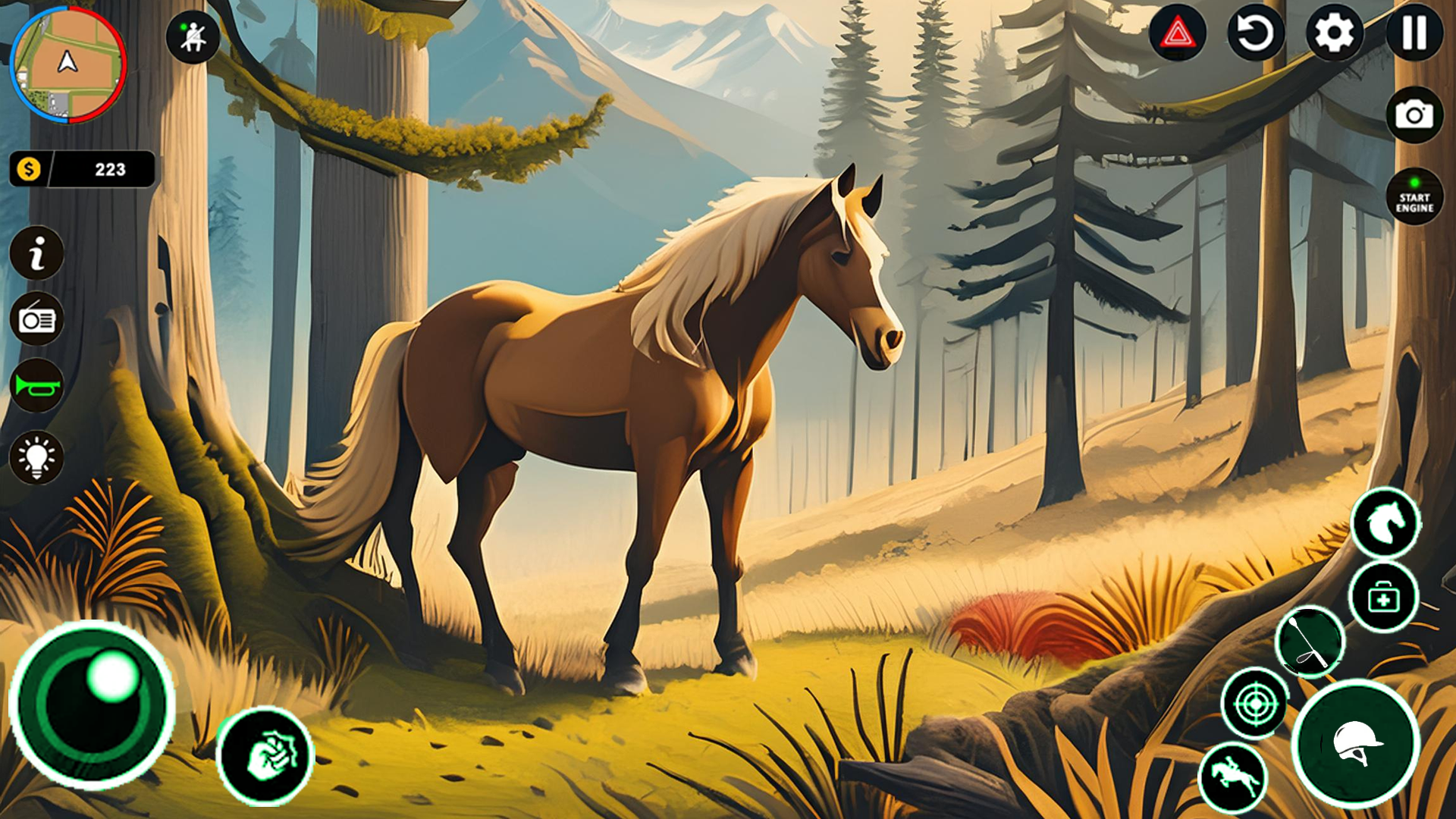 Virtual Horse Farm Riding 3d Game Screenshot
