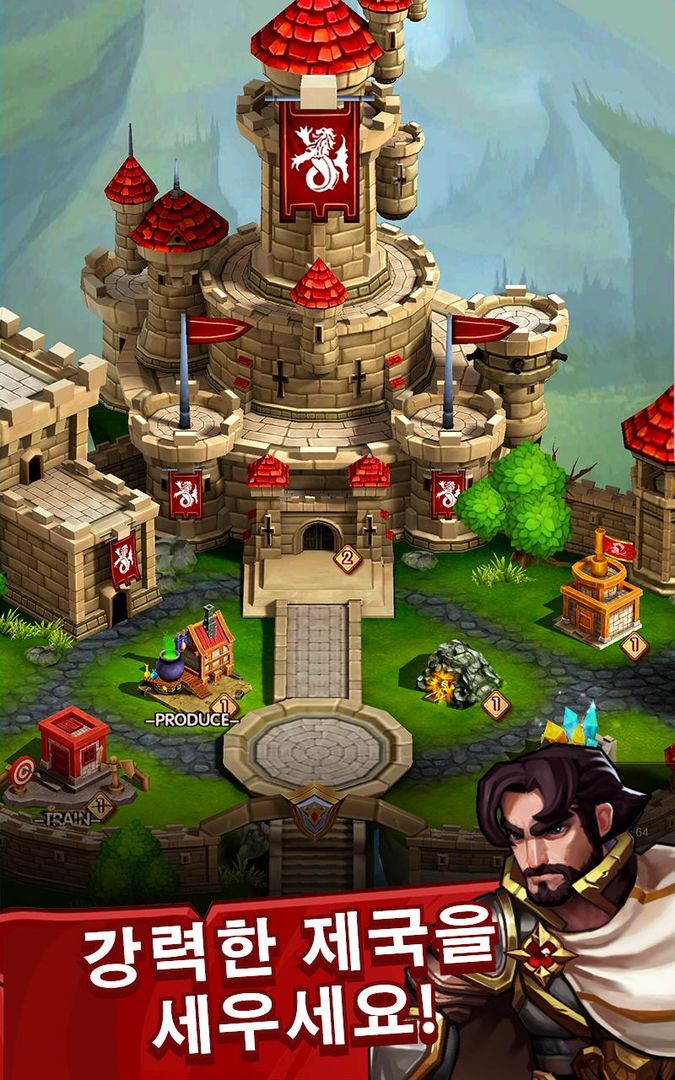 Conqueror & Puzzles : 매치 3 RPG 게임 게임 스크린 샷