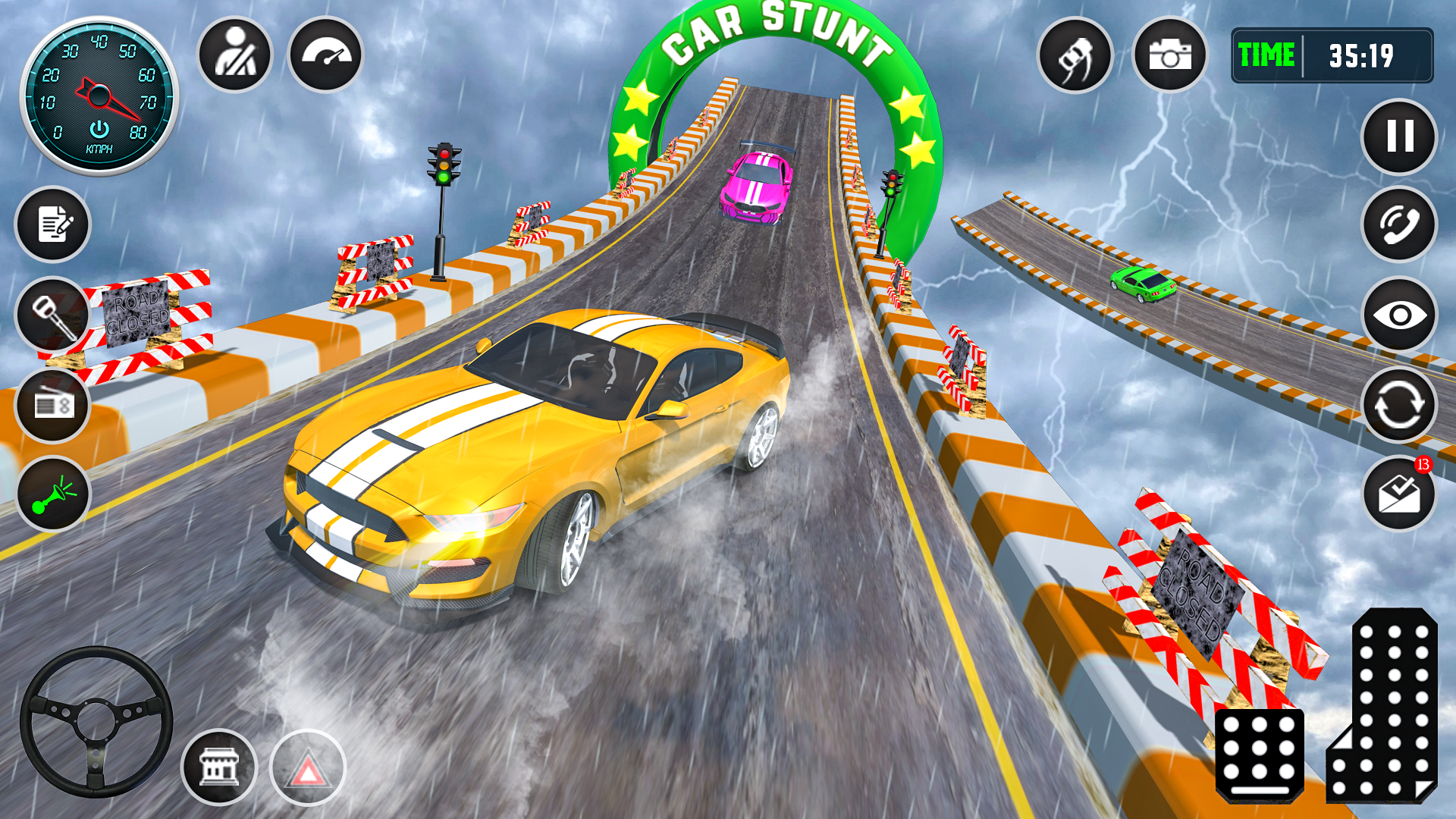 Скриншот игры Ramp Car Stunt Racing Game