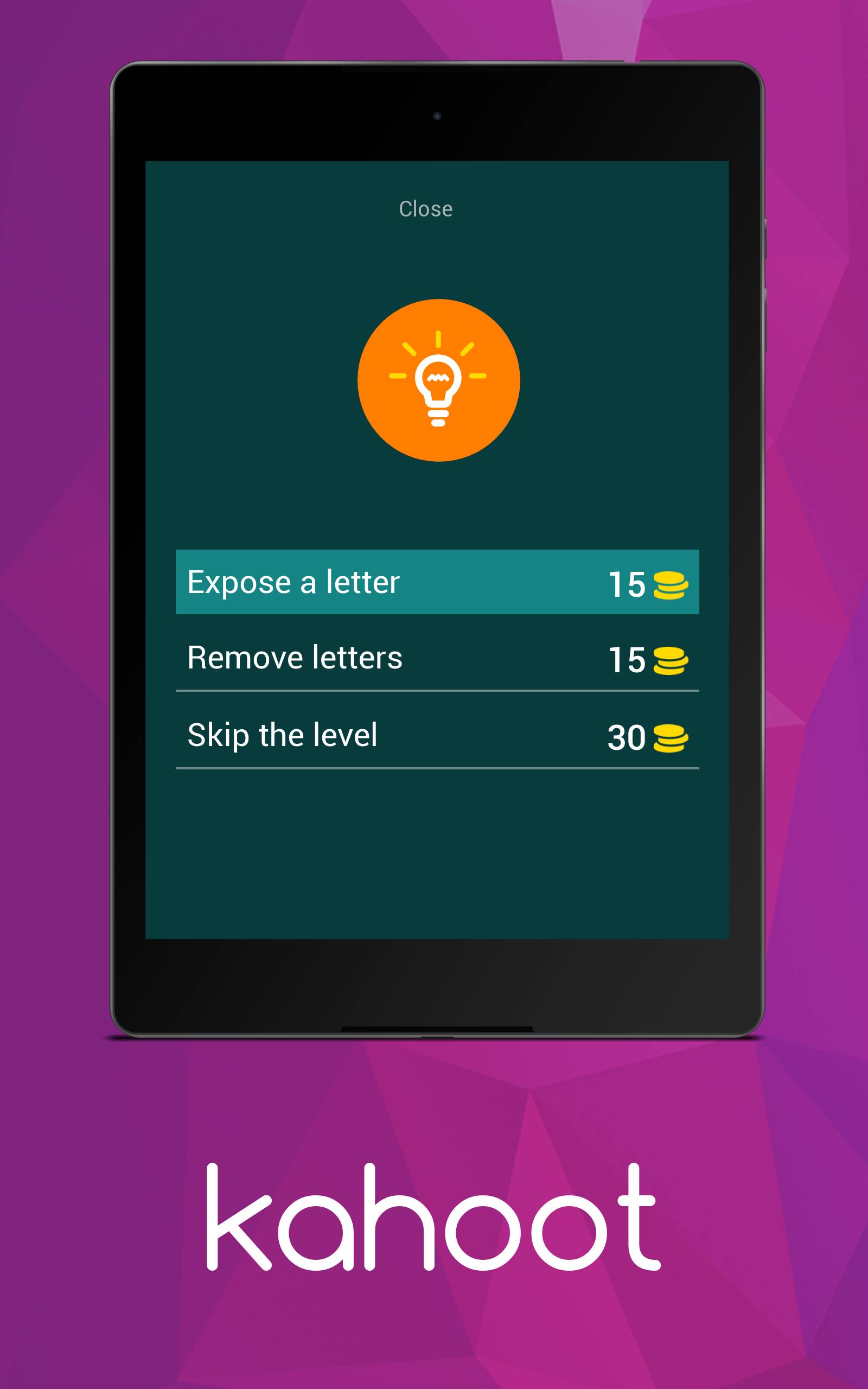 Screenshot of Kahoot Premium