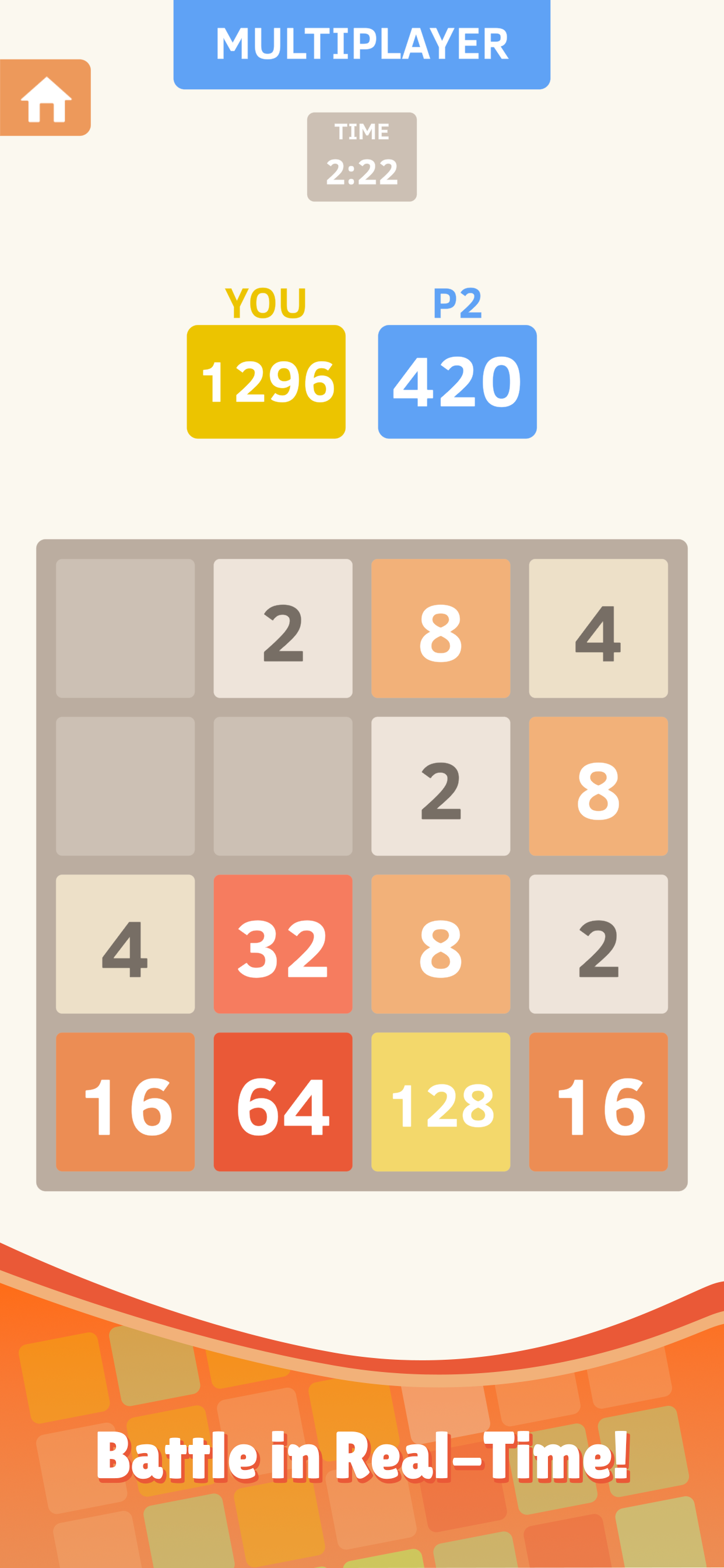 2048 遊戲截圖