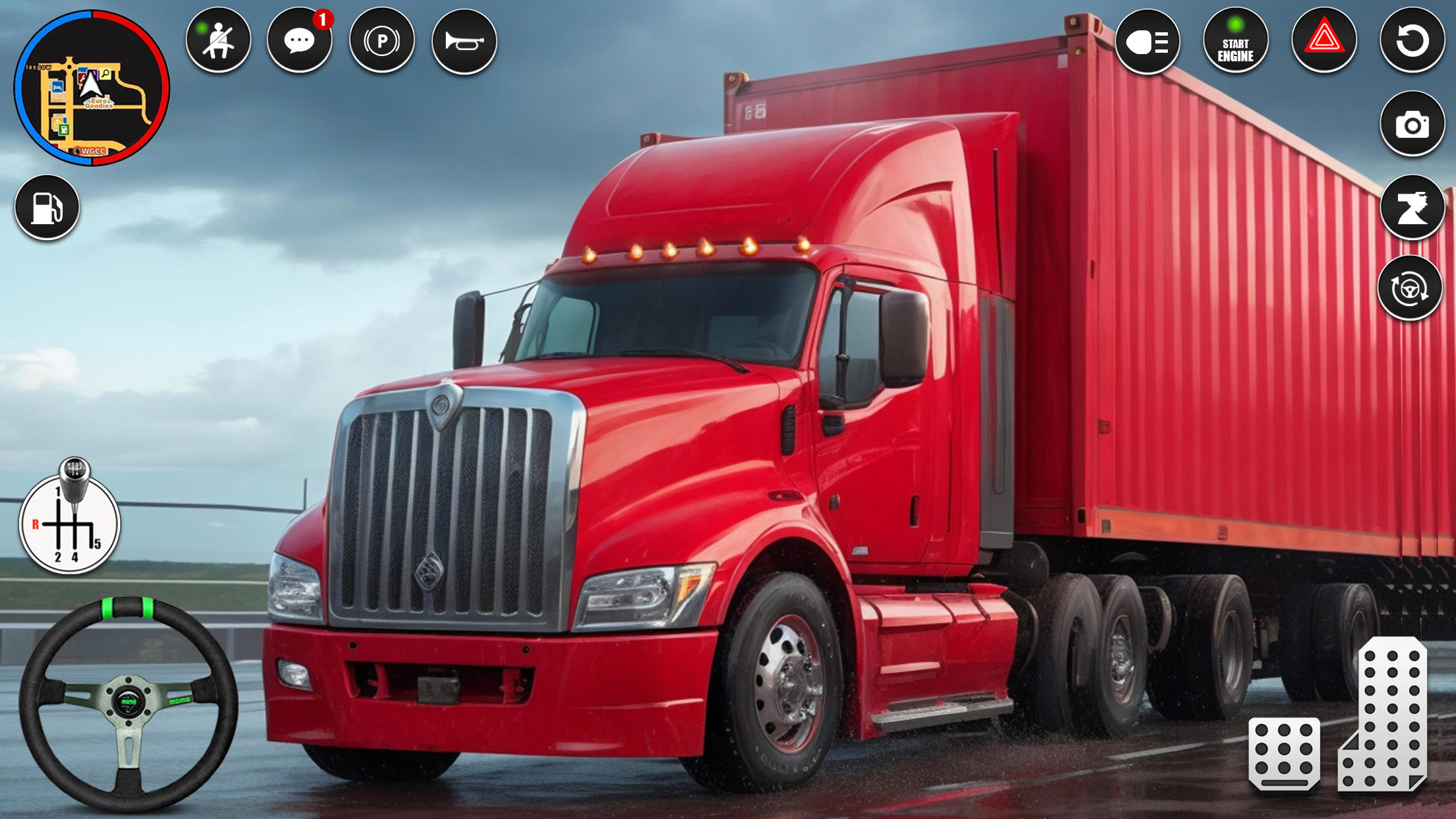 Screenshot 3 of Truck Simulator: US Truck Game 