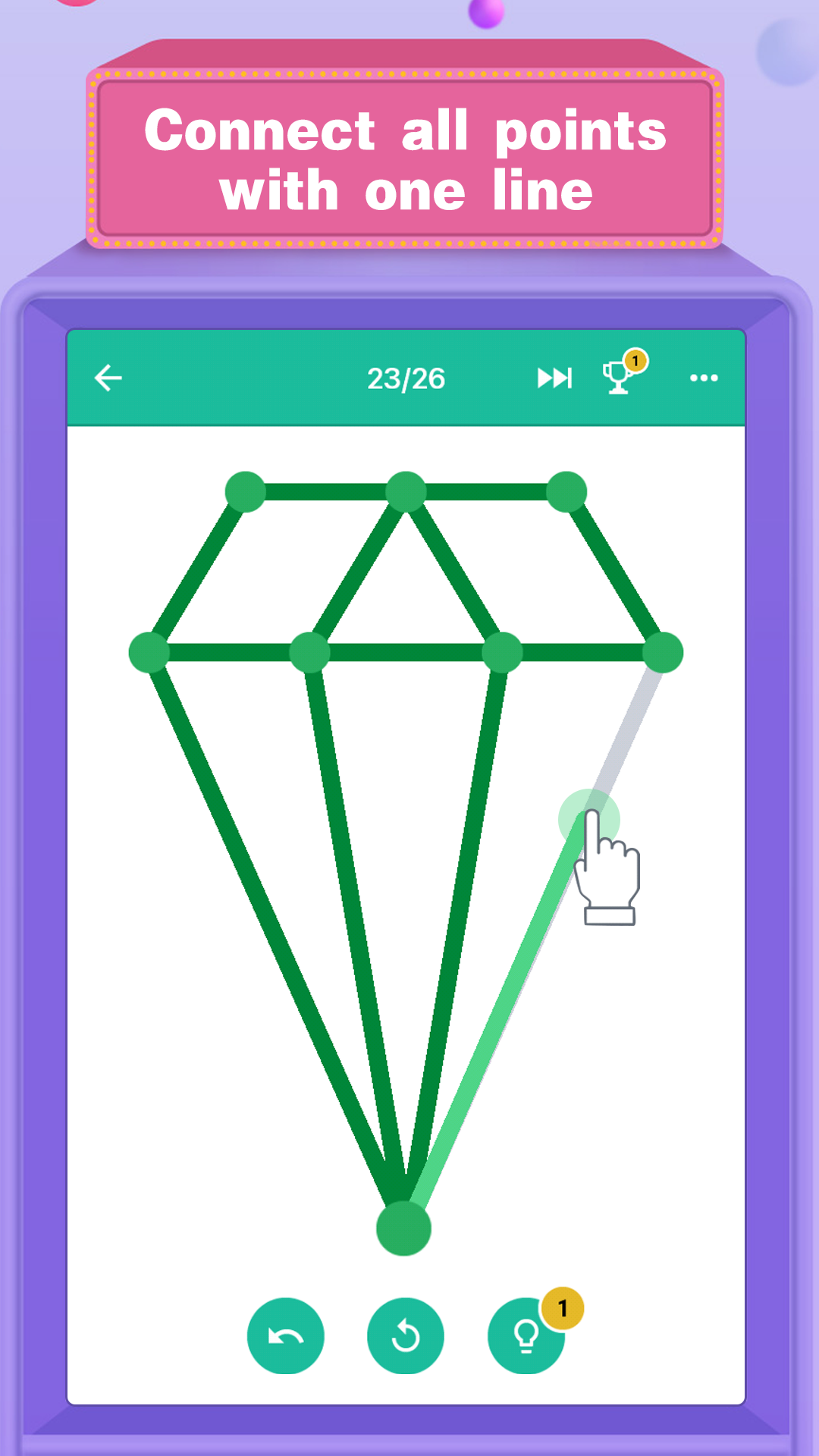 Cuplikan Layar Game One Stroke Drawing