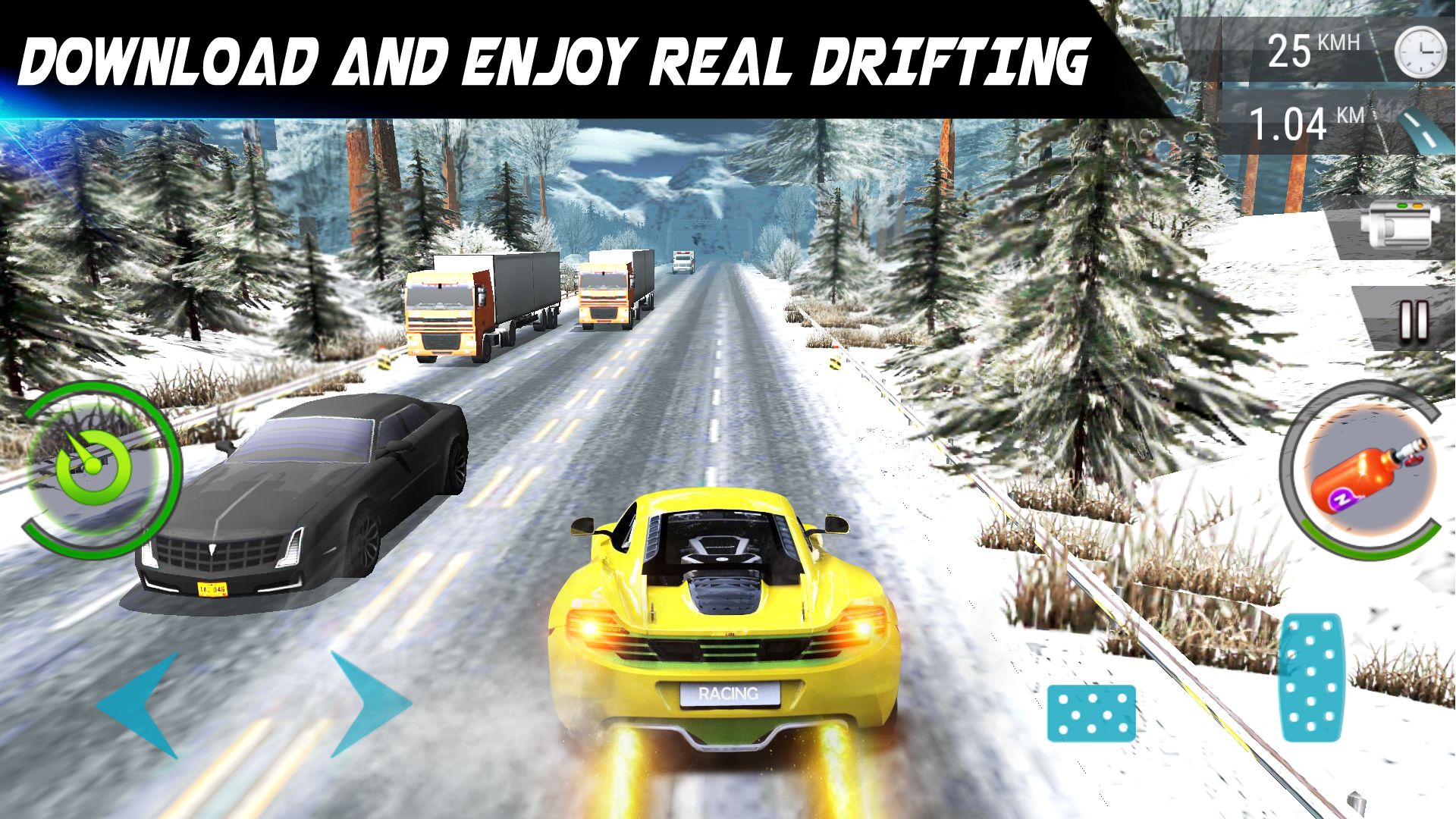 Screenshot of Alpha Traffic Racer
