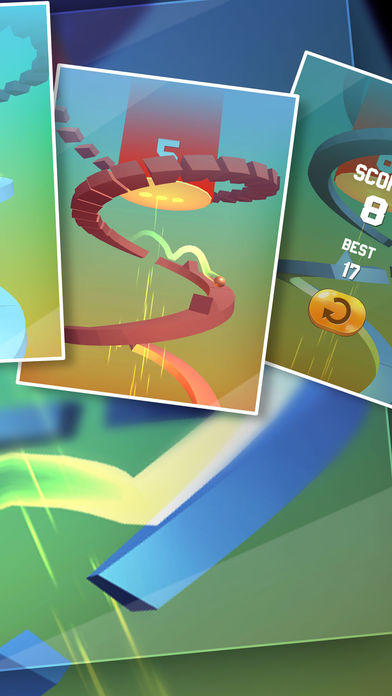 Скриншот игры 螺旋跑酷-3d模拟酷跑游戏