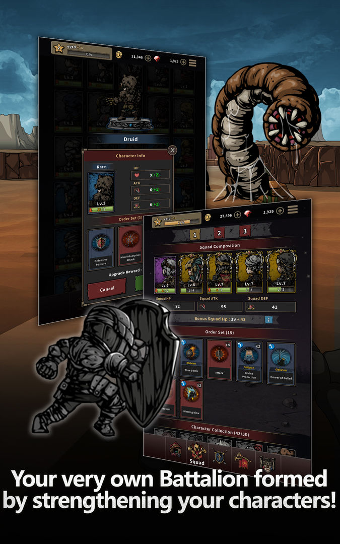 Titan Slayer: Card RPG screenshot game