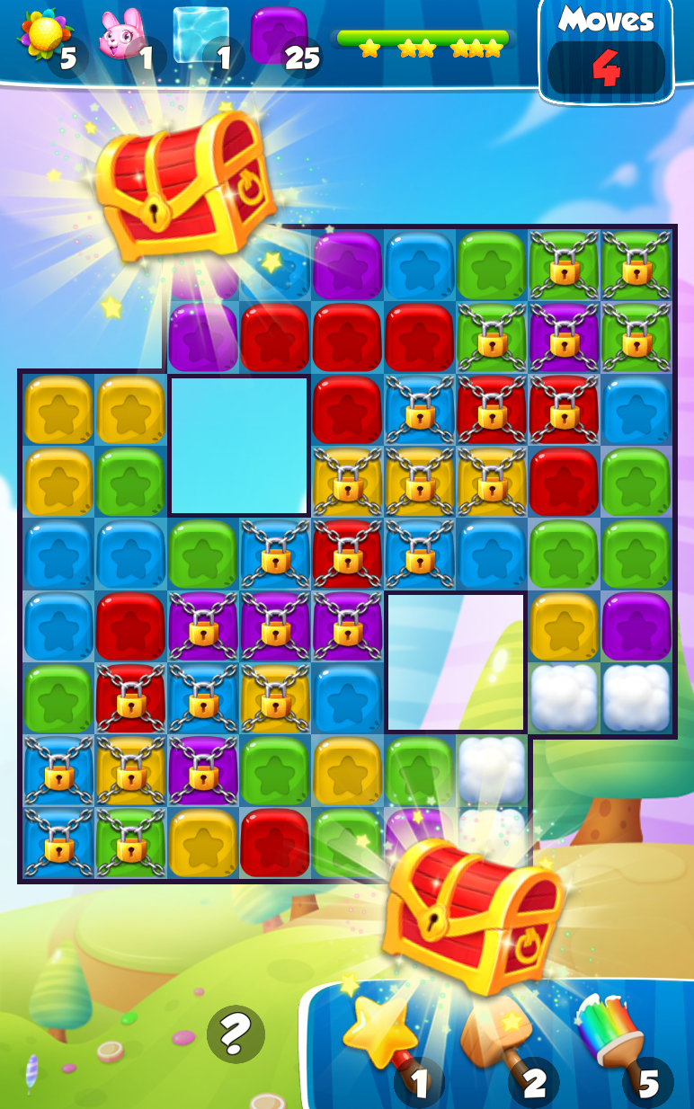 Toy Crush Pop Cubes Smash Game Screenshot