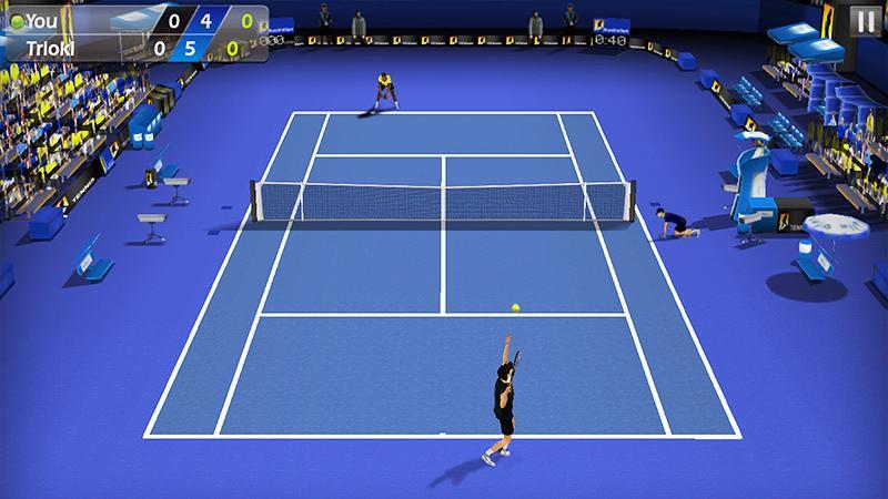 Screenshot 1 of Berühr Tennis 3D 1.8.6