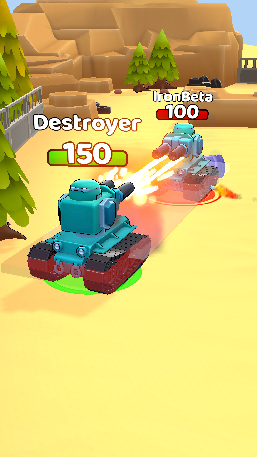 Battle Tanks: Iron Blitz Game Screenshot