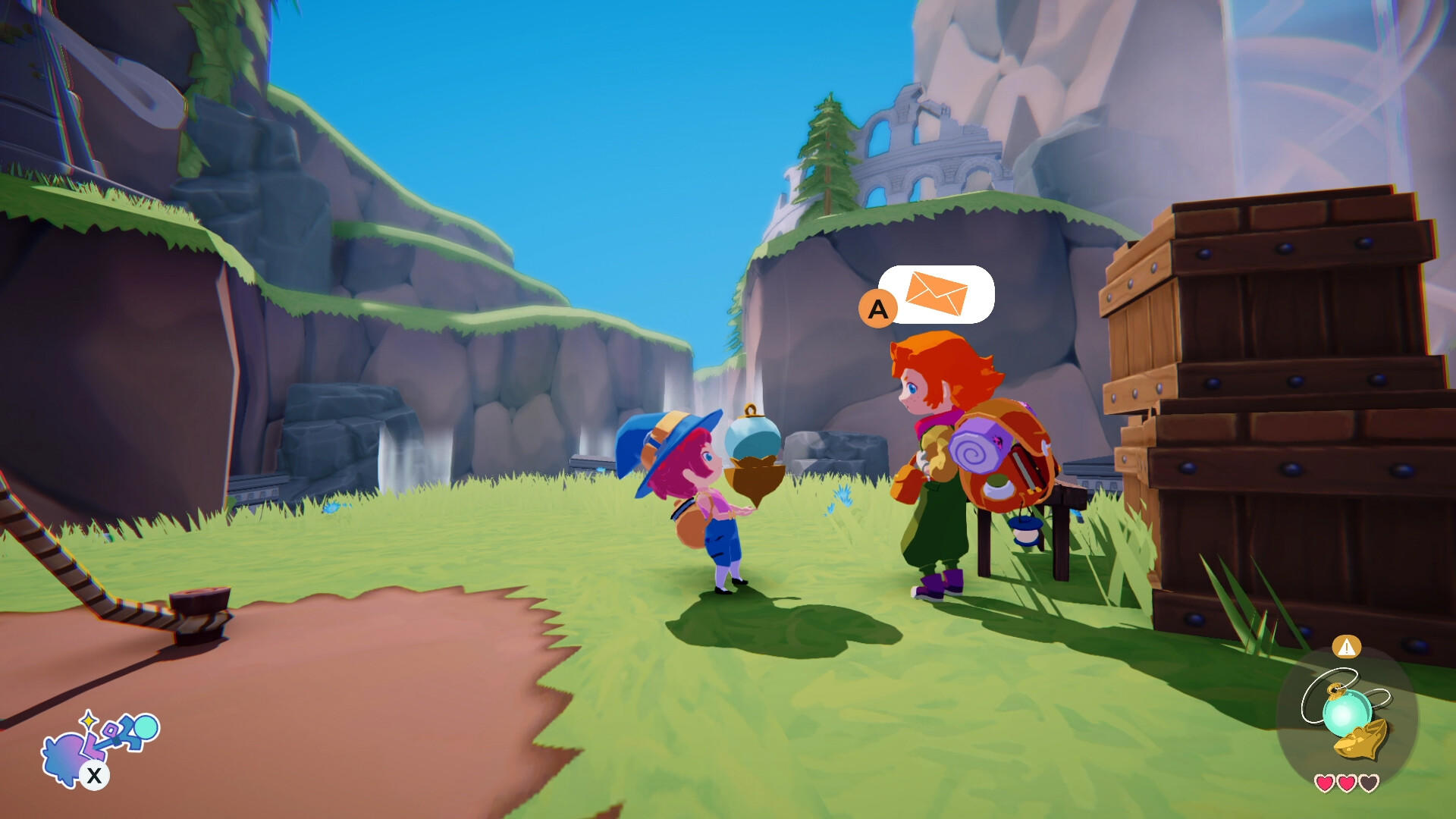 Mika and The Witch's Mountain Game Screenshot