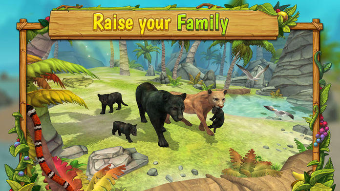 Screenshot 1 of Panther Family Sim - Wild Animal Jungle Pro 