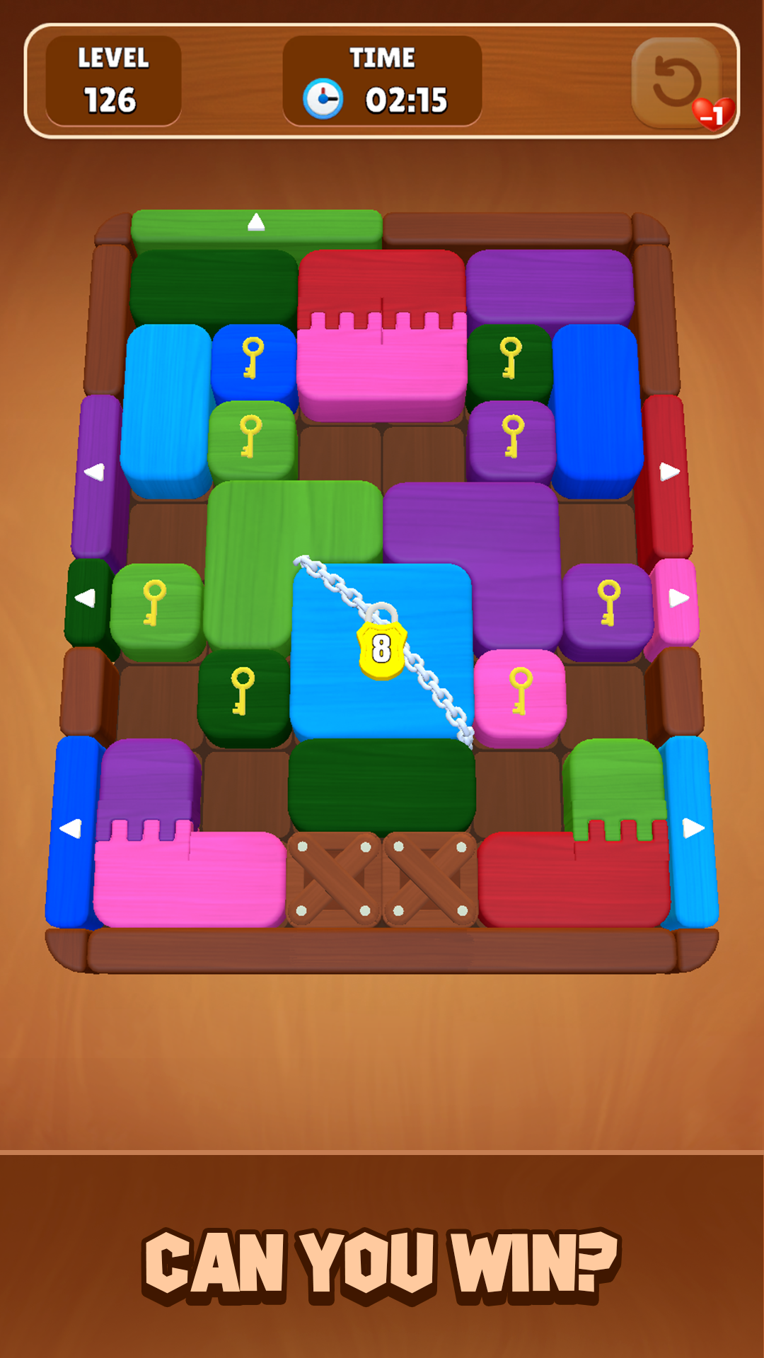 Wood Escape: Color Block Game Screenshot