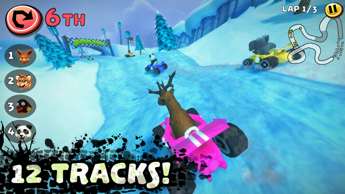 Safari Kart Game Screenshot