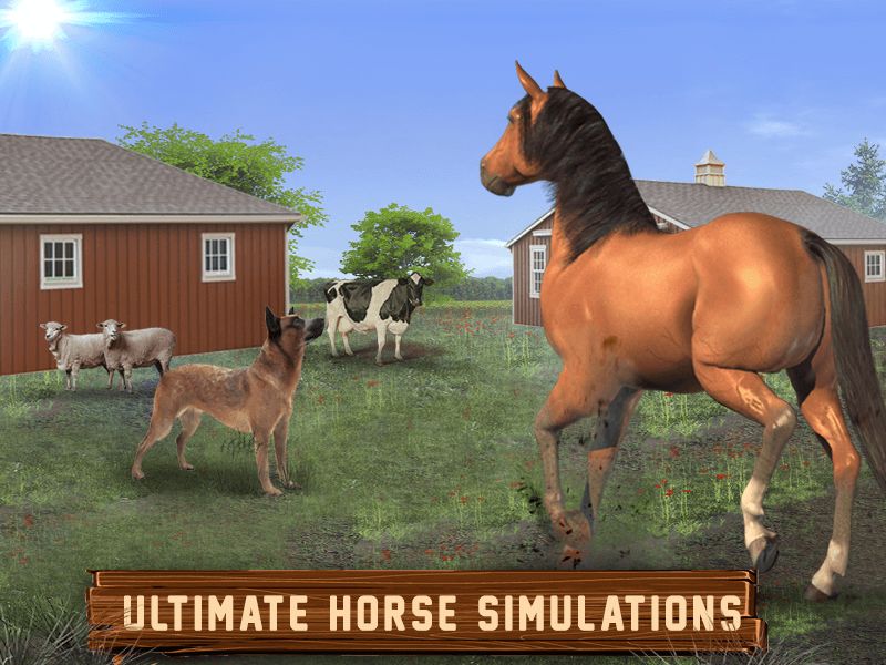Horse Simulator Free 게임 스크린 샷
