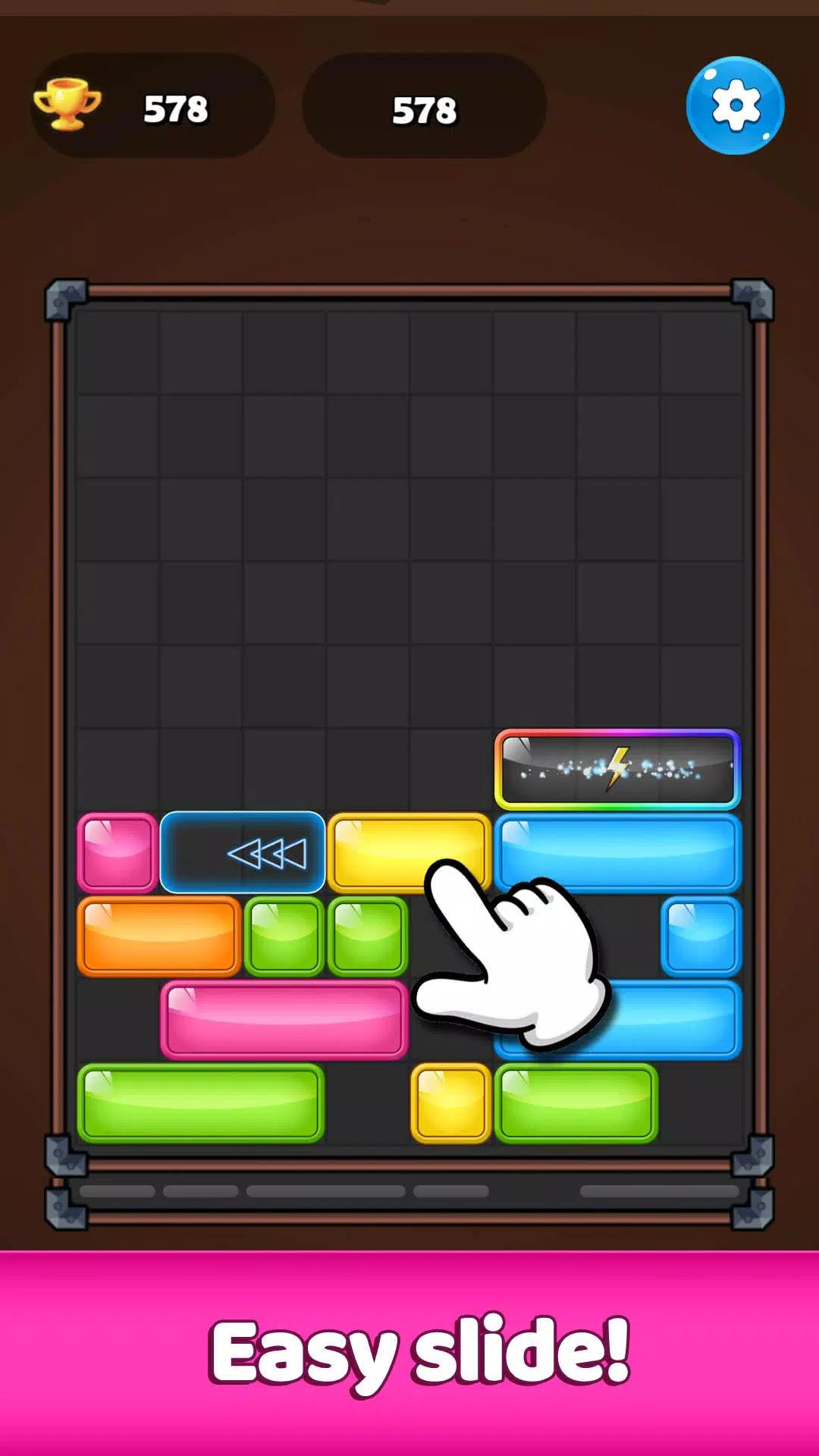 Slide Block Puzzle Game Game Screenshot